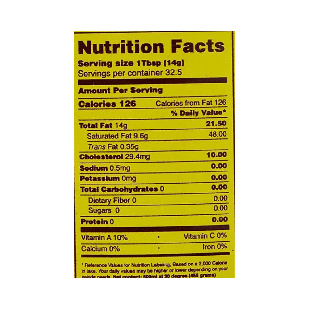 RKG Classic Pure Cow Ghee 1 Pack 500ml